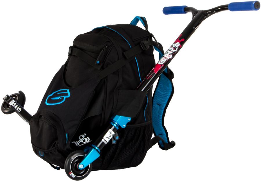 Elyts SCOOTER Backpack, 41L, Black / Blue